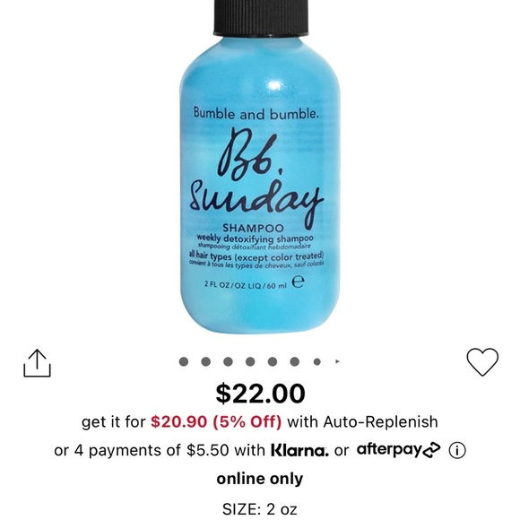 Bumble & Bumble Sunday Haircare Set - Picture 2 of 3